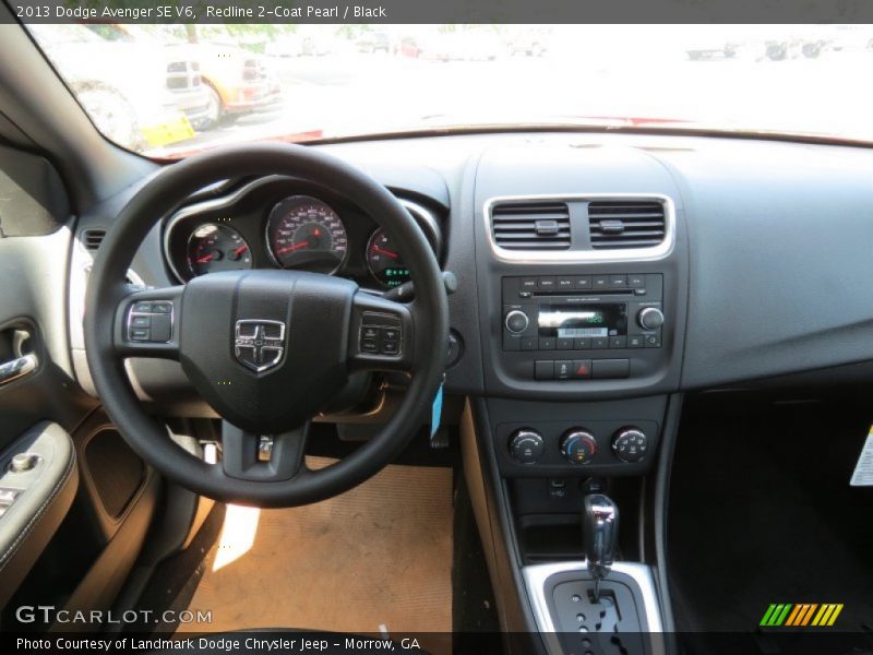 Redline 2-Coat Pearl / Black 2013 Dodge Avenger SE V6