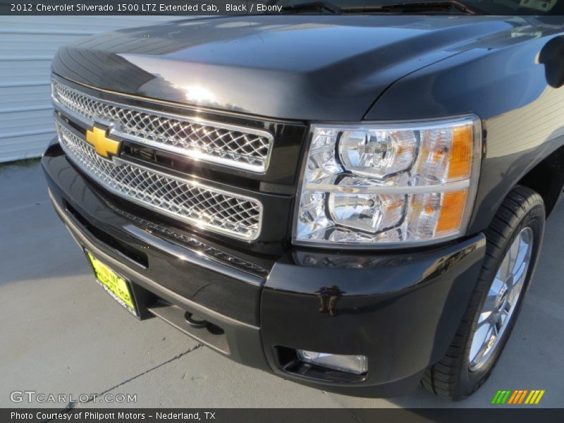 Black / Ebony 2012 Chevrolet Silverado 1500 LTZ Extended Cab