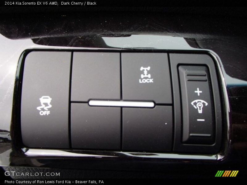 Controls of 2014 Sorento EX V6 AWD