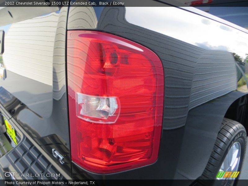 Black / Ebony 2012 Chevrolet Silverado 1500 LTZ Extended Cab
