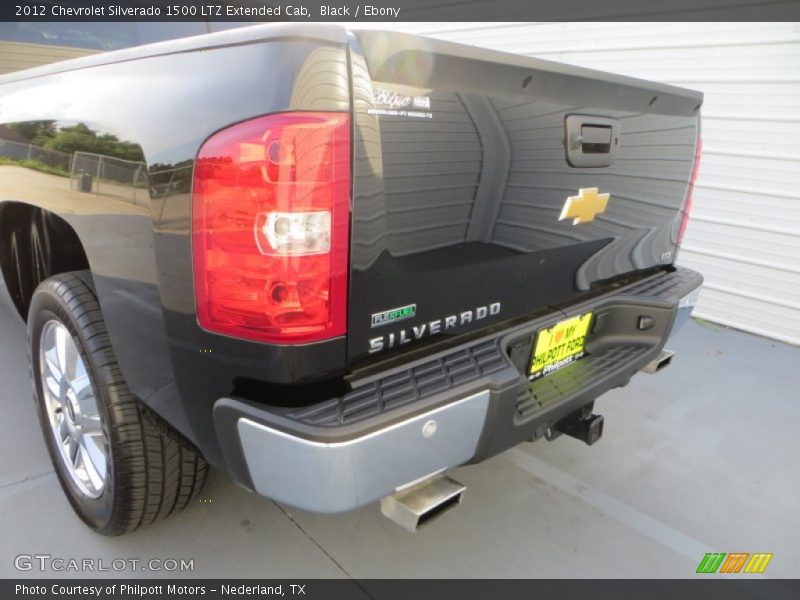 Black / Ebony 2012 Chevrolet Silverado 1500 LTZ Extended Cab