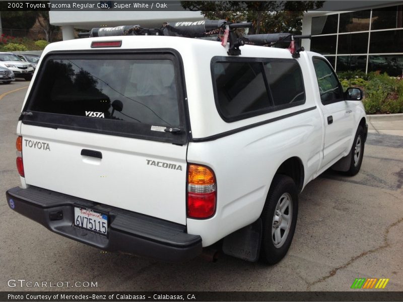 Super White / Oak 2002 Toyota Tacoma Regular Cab