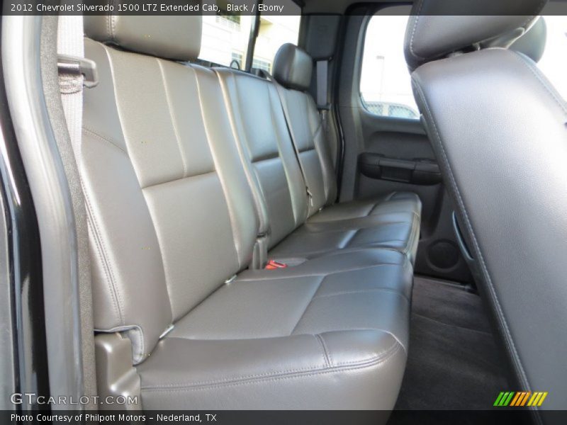 Rear Seat of 2012 Silverado 1500 LTZ Extended Cab