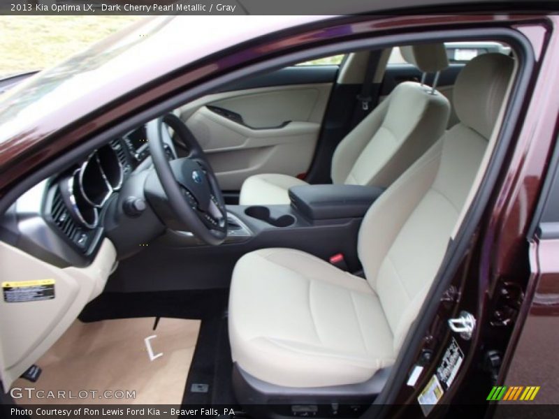 Front Seat of 2013 Optima LX