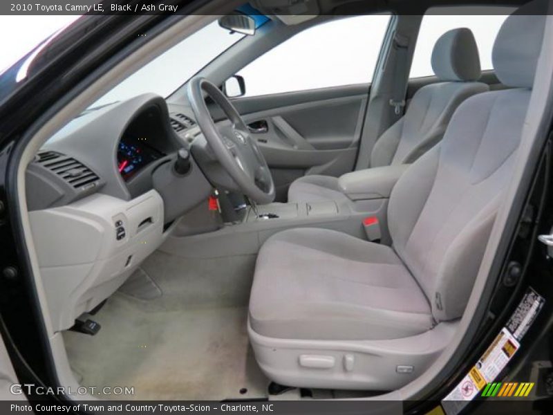Front Seat of 2010 Camry LE