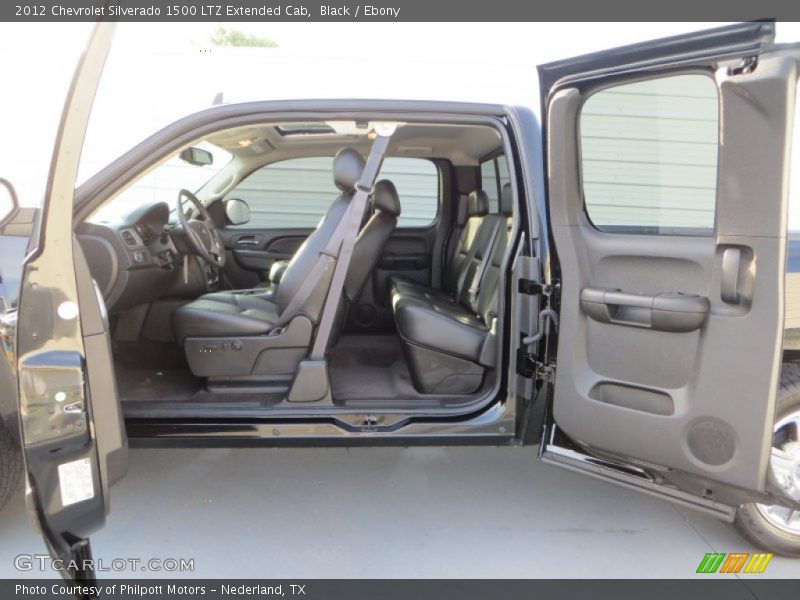  2012 Silverado 1500 LTZ Extended Cab Ebony Interior