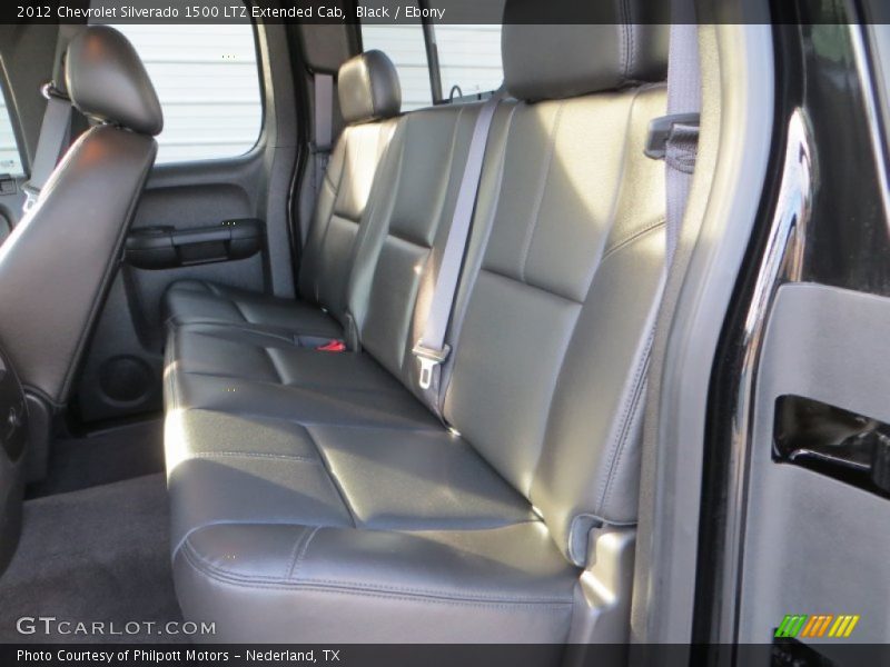 Rear Seat of 2012 Silverado 1500 LTZ Extended Cab