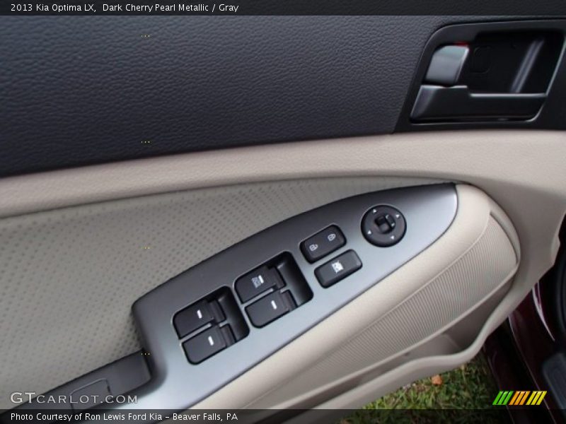 Dark Cherry Pearl Metallic / Gray 2013 Kia Optima LX