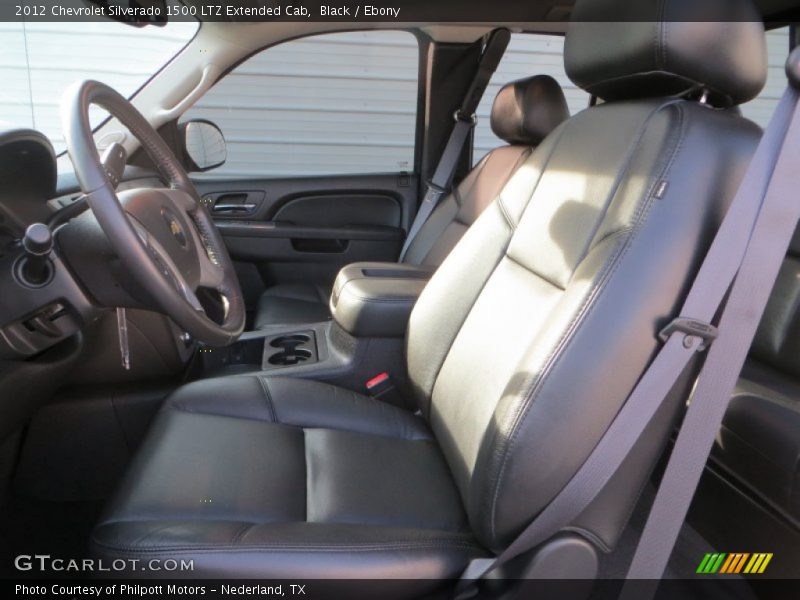 Front Seat of 2012 Silverado 1500 LTZ Extended Cab