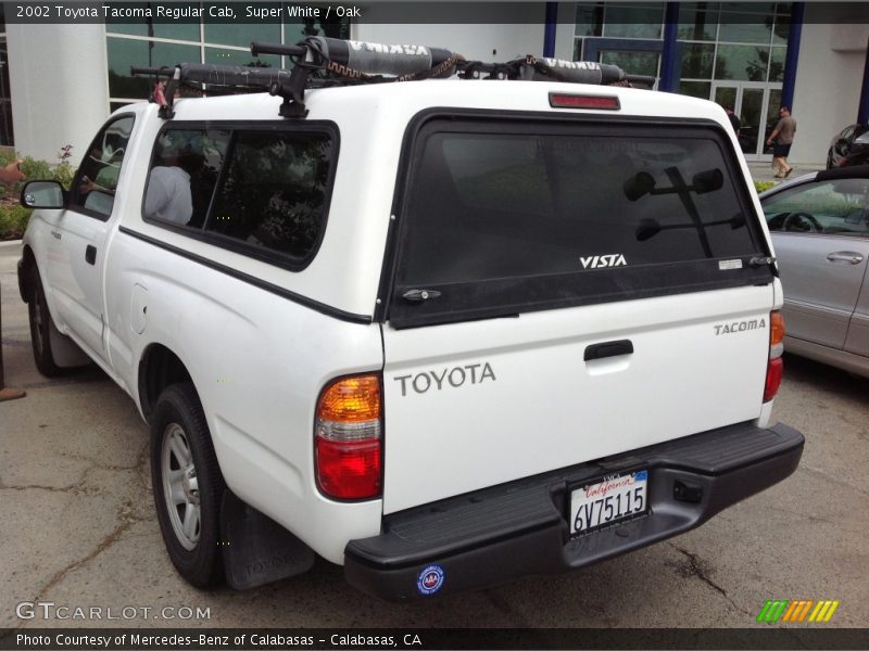 Super White / Oak 2002 Toyota Tacoma Regular Cab