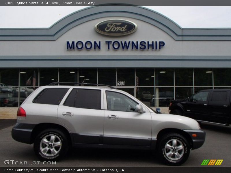 Smart Silver / Gray 2005 Hyundai Santa Fe GLS 4WD