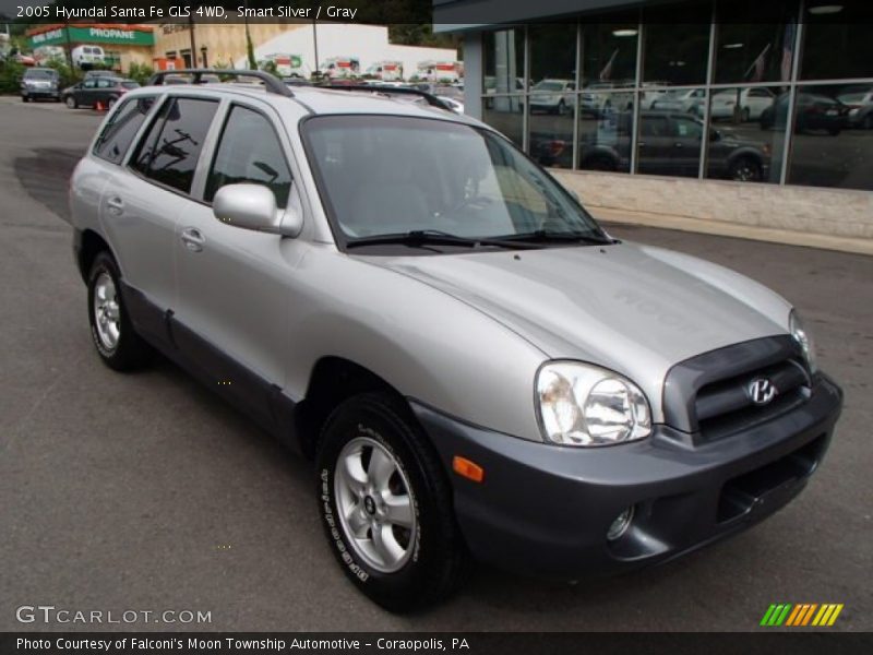 Smart Silver / Gray 2005 Hyundai Santa Fe GLS 4WD