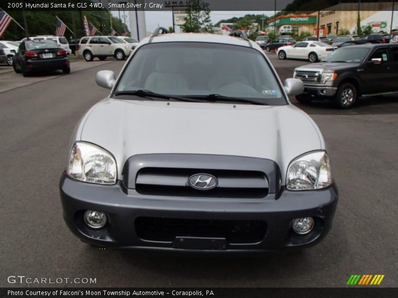 Smart Silver / Gray 2005 Hyundai Santa Fe GLS 4WD