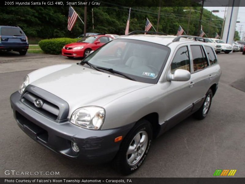 Smart Silver / Gray 2005 Hyundai Santa Fe GLS 4WD