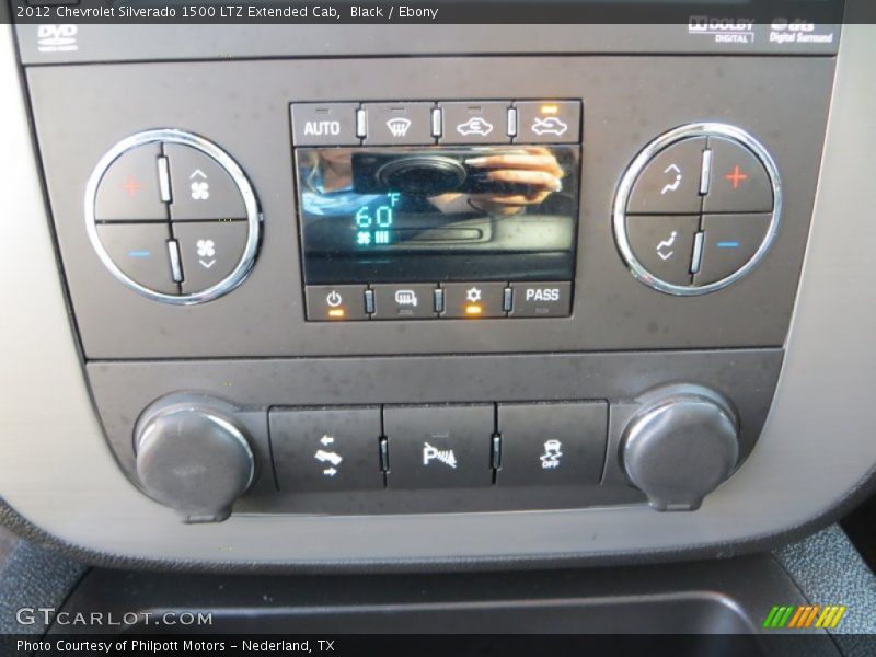 Controls of 2012 Silverado 1500 LTZ Extended Cab