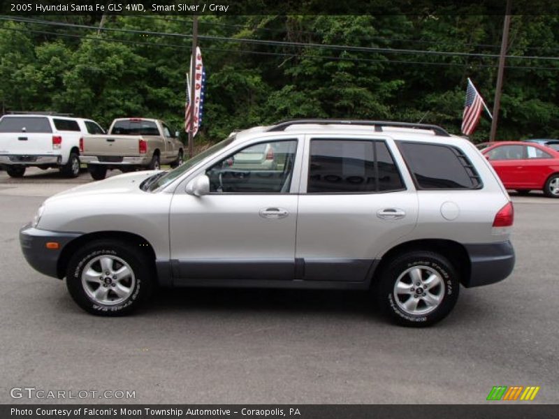 Smart Silver / Gray 2005 Hyundai Santa Fe GLS 4WD