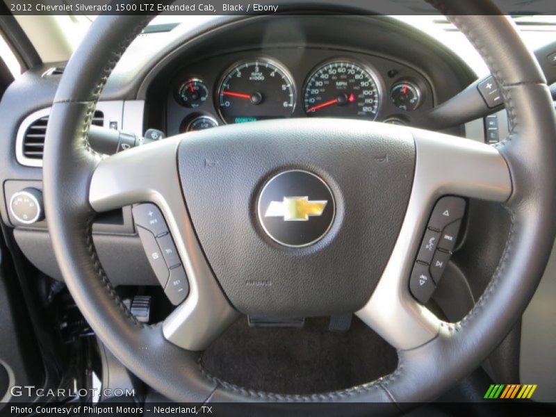  2012 Silverado 1500 LTZ Extended Cab Steering Wheel