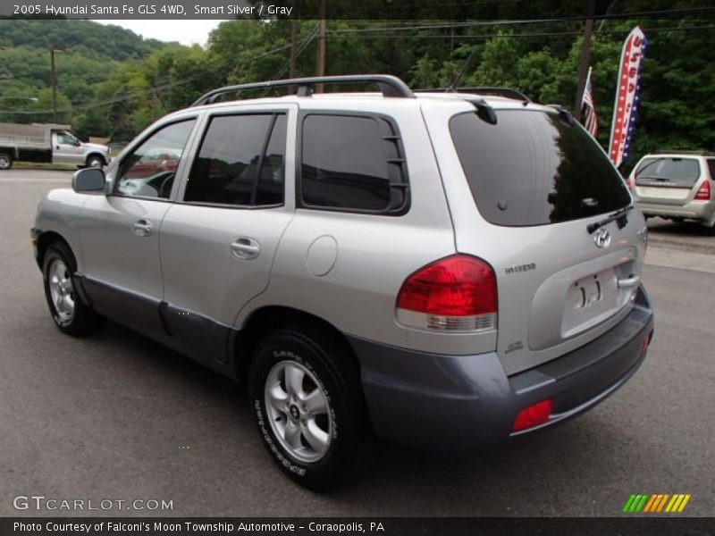 Smart Silver / Gray 2005 Hyundai Santa Fe GLS 4WD