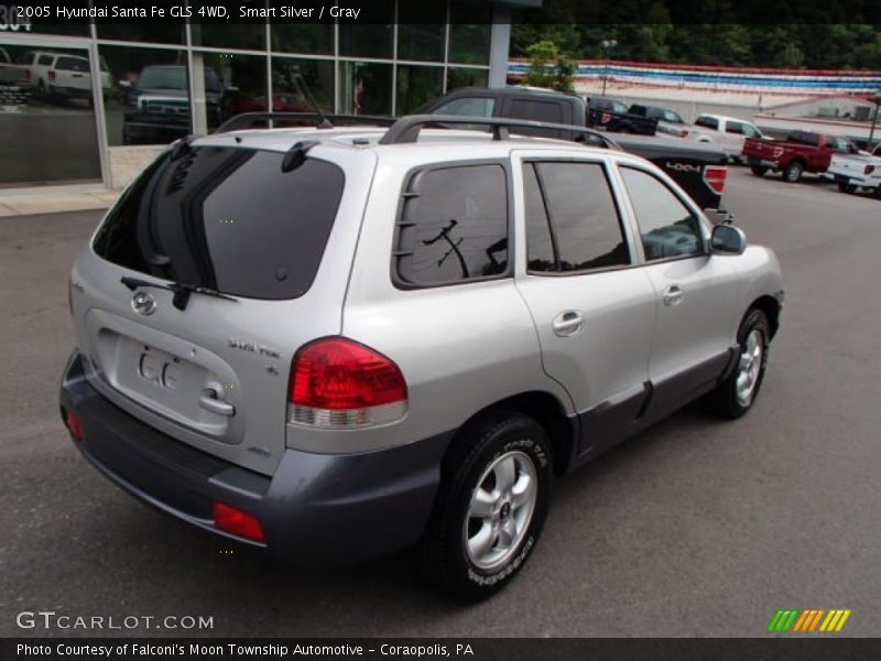 Smart Silver / Gray 2005 Hyundai Santa Fe GLS 4WD