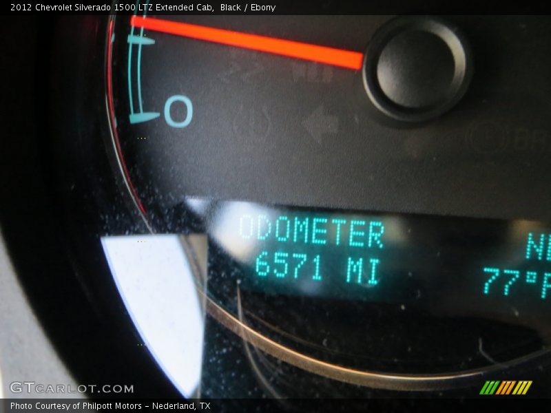 Black / Ebony 2012 Chevrolet Silverado 1500 LTZ Extended Cab