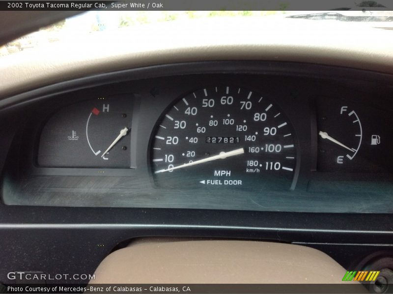  2002 Tacoma Regular Cab Regular Cab Gauges