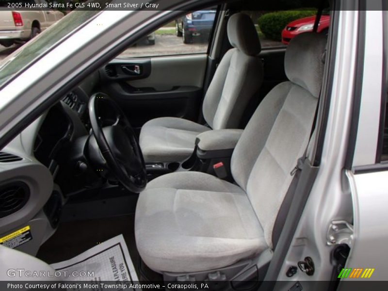 Smart Silver / Gray 2005 Hyundai Santa Fe GLS 4WD