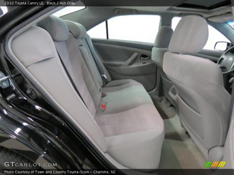 Rear Seat of 2010 Camry LE