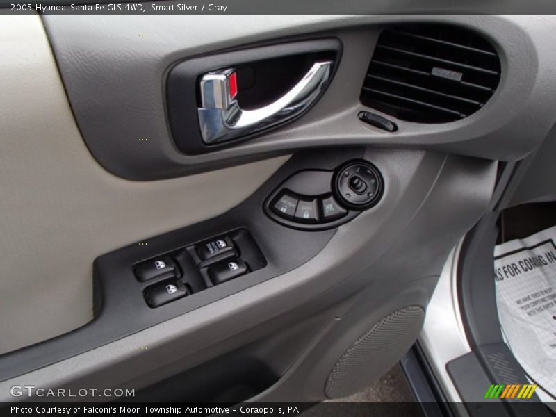 Smart Silver / Gray 2005 Hyundai Santa Fe GLS 4WD