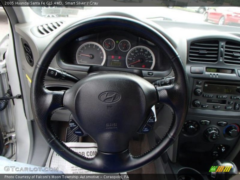 Smart Silver / Gray 2005 Hyundai Santa Fe GLS 4WD