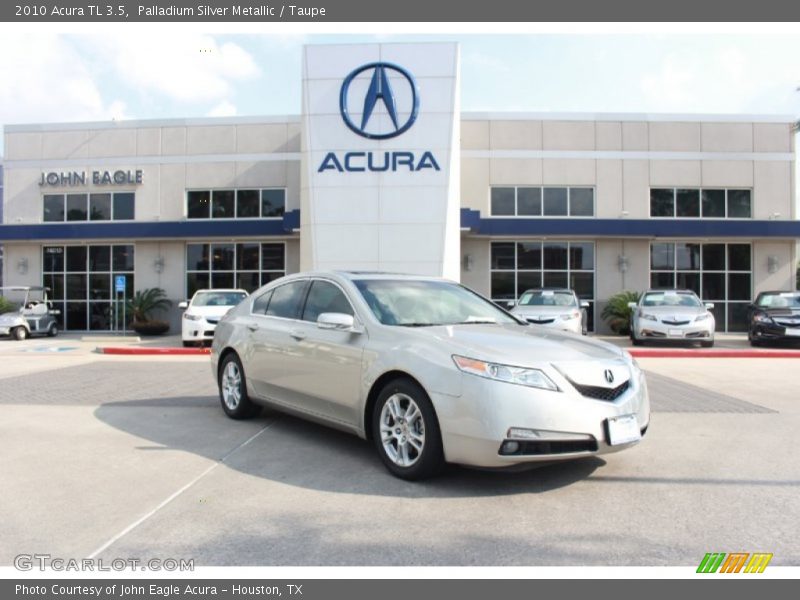 Palladium Silver Metallic / Taupe 2010 Acura TL 3.5