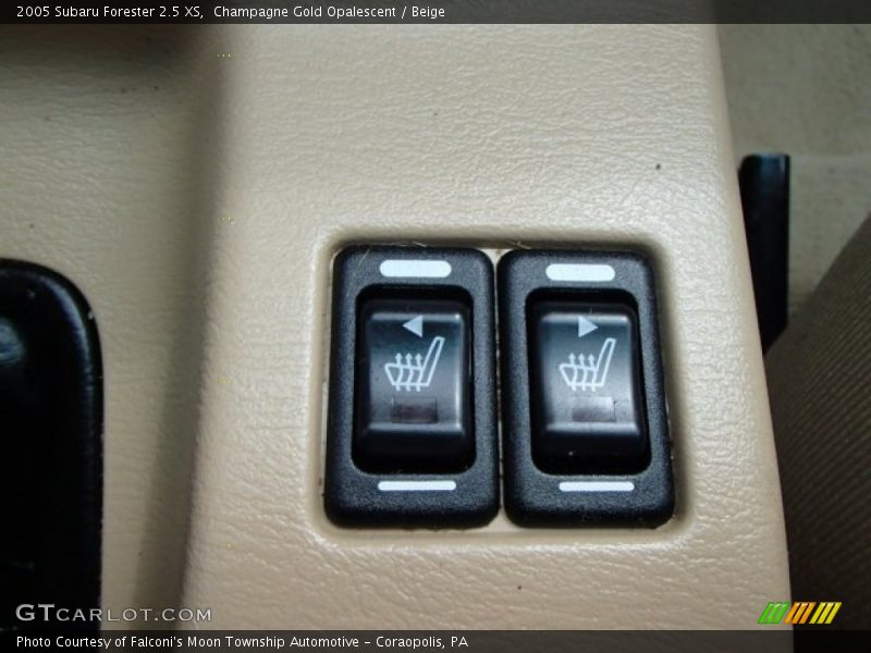 Controls of 2005 Forester 2.5 XS