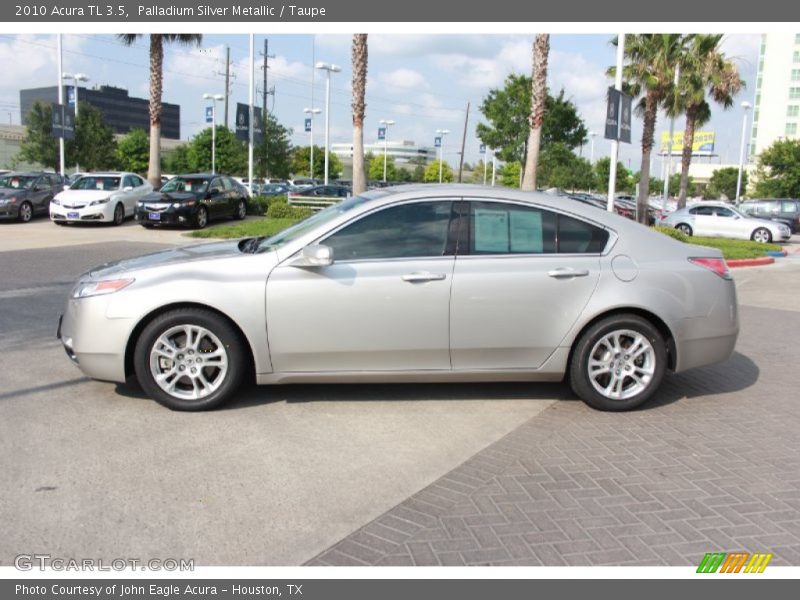 Palladium Silver Metallic / Taupe 2010 Acura TL 3.5