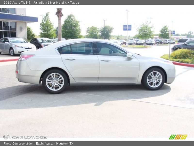 Palladium Silver Metallic / Taupe 2010 Acura TL 3.5