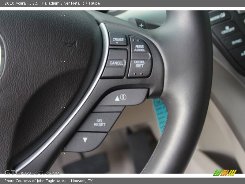 Palladium Silver Metallic / Taupe 2010 Acura TL 3.5