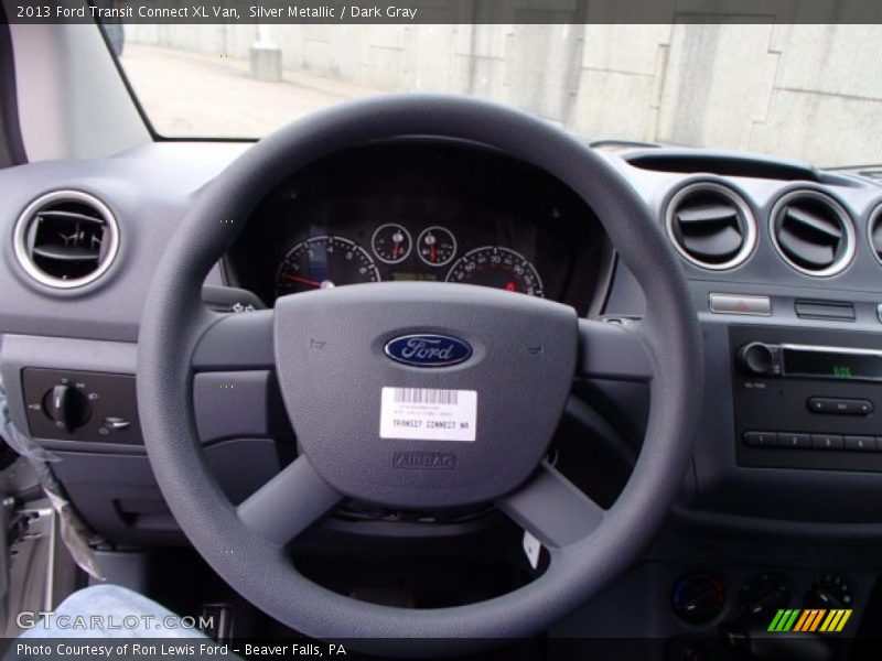 Silver Metallic / Dark Gray 2013 Ford Transit Connect XL Van