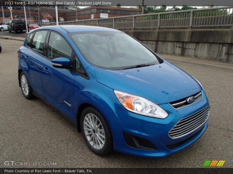 Blue Candy / Medium Light Stone 2013 Ford C-Max Hybrid SE