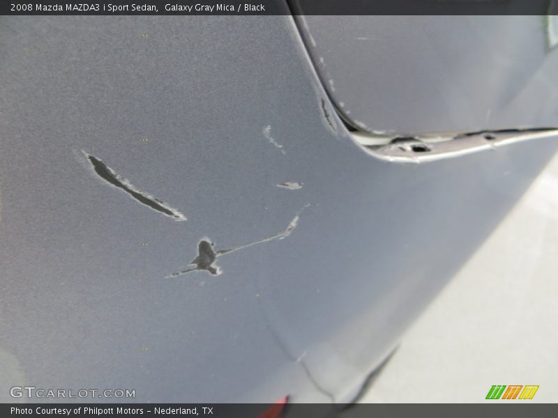 Galaxy Gray Mica / Black 2008 Mazda MAZDA3 i Sport Sedan