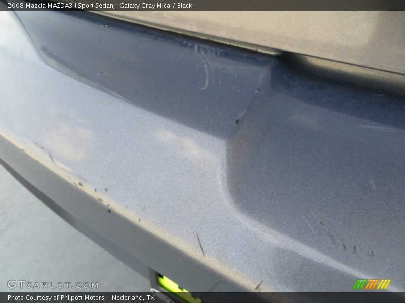 Galaxy Gray Mica / Black 2008 Mazda MAZDA3 i Sport Sedan