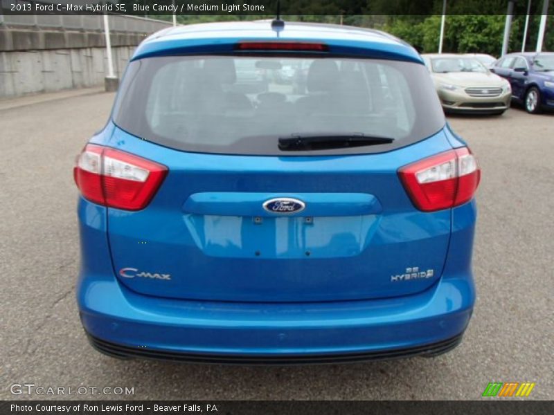 Blue Candy / Medium Light Stone 2013 Ford C-Max Hybrid SE