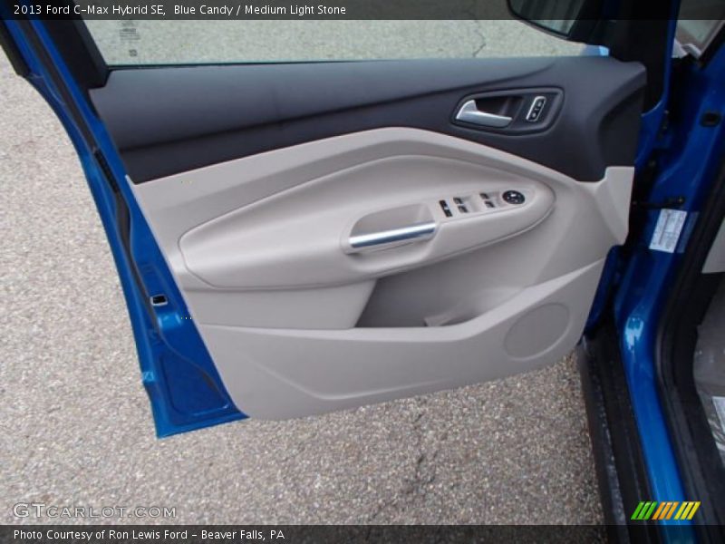 Blue Candy / Medium Light Stone 2013 Ford C-Max Hybrid SE