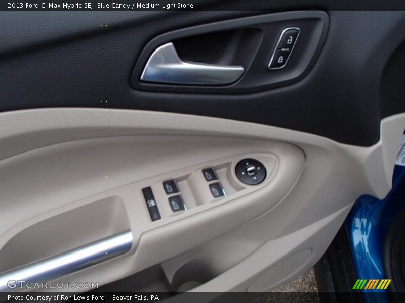 Blue Candy / Medium Light Stone 2013 Ford C-Max Hybrid SE