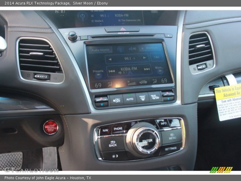 Controls of 2014 RLX Technology Package
