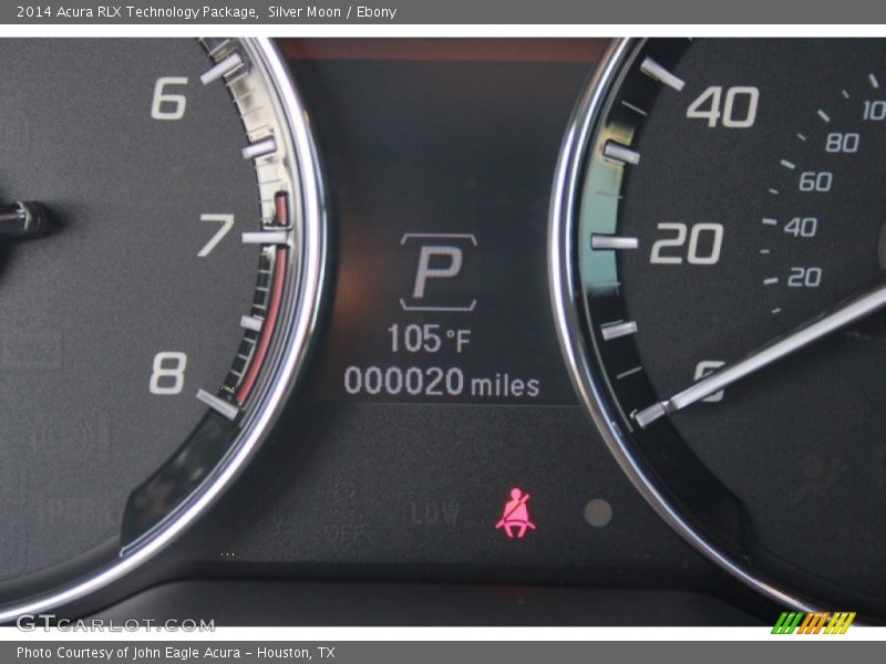 Silver Moon / Ebony 2014 Acura RLX Technology Package