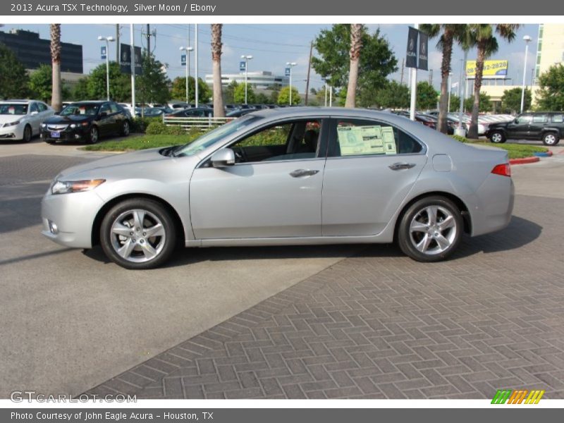 Silver Moon / Ebony 2013 Acura TSX Technology