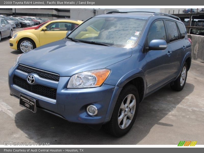 Pacific Blue Metallic / Sand Beige 2009 Toyota RAV4 Limited