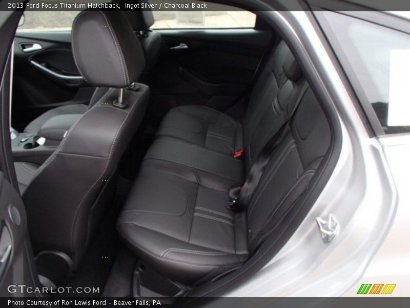 Ingot Silver / Charcoal Black 2013 Ford Focus Titanium Hatchback