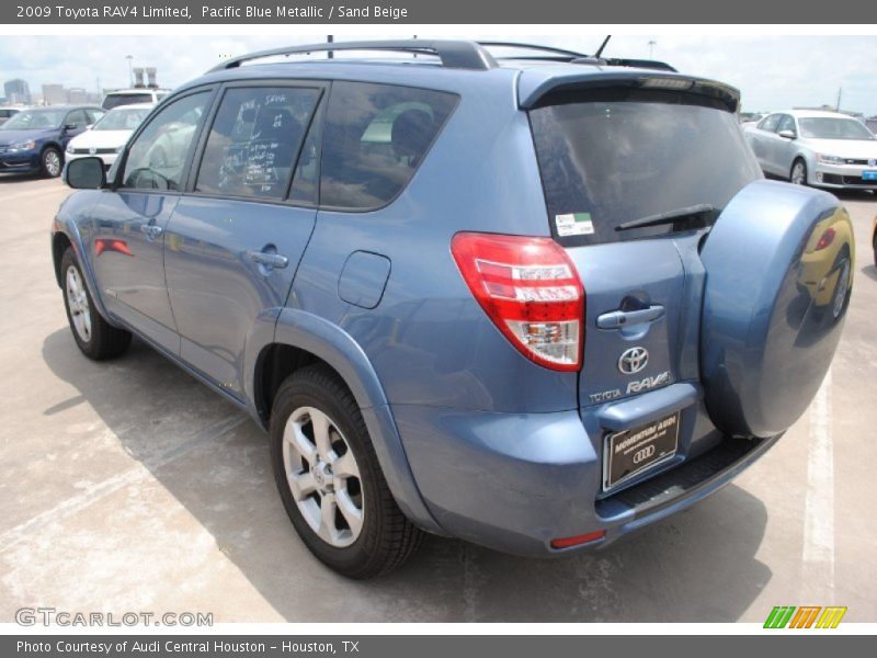 Pacific Blue Metallic / Sand Beige 2009 Toyota RAV4 Limited