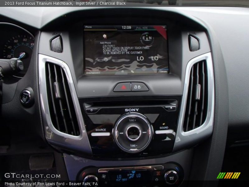 Ingot Silver / Charcoal Black 2013 Ford Focus Titanium Hatchback