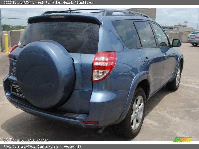 Pacific Blue Metallic / Sand Beige 2009 Toyota RAV4 Limited