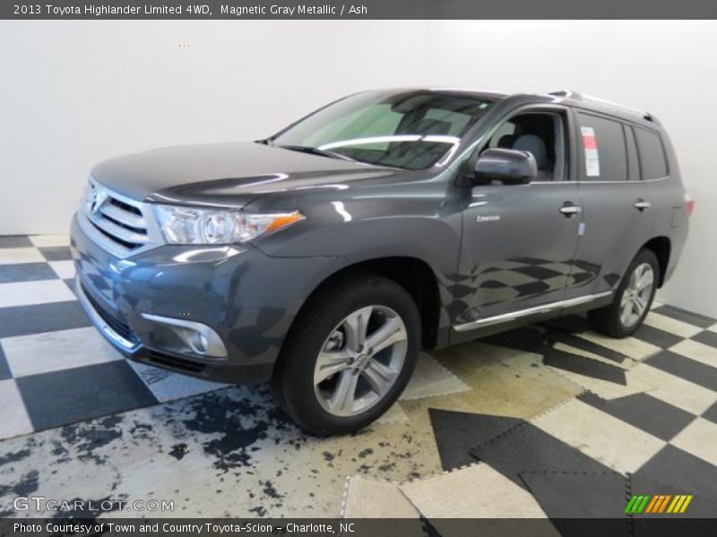 Magnetic Gray Metallic / Ash 2013 Toyota Highlander Limited 4WD